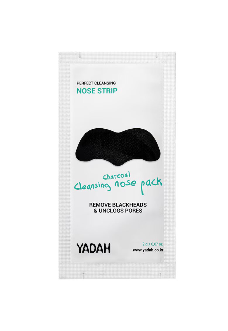 Yadah Charcoal Cleansing Nose Pack Benzi pentru indepartarea punctelor negre cu carbune 10 x 2 gr