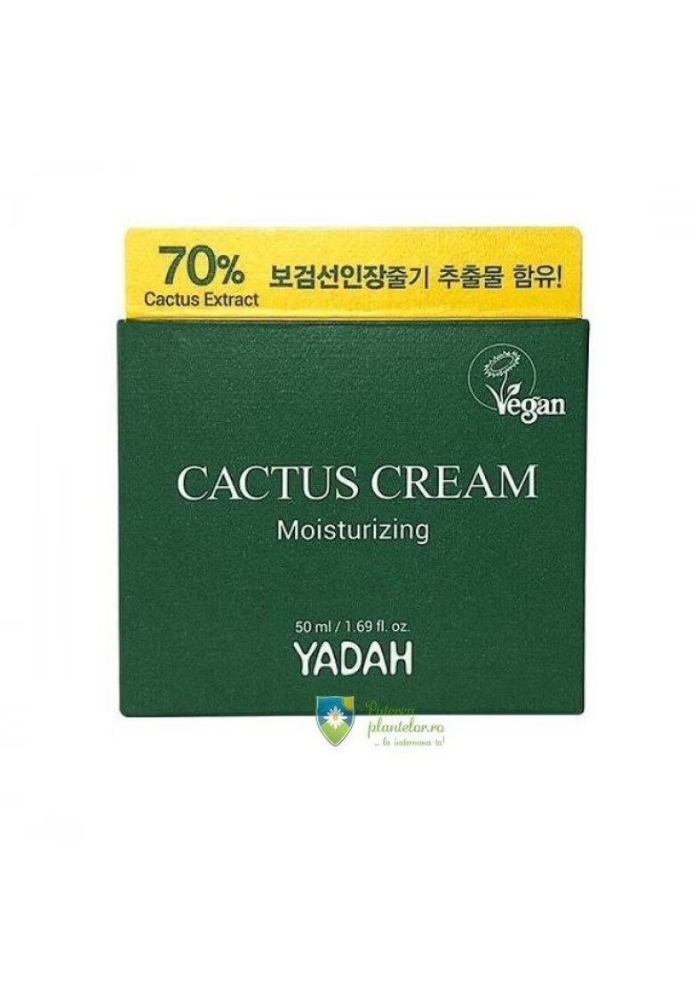 Yadah Crema hidratanta de fata cu 70% extract de cactus - 50 ml