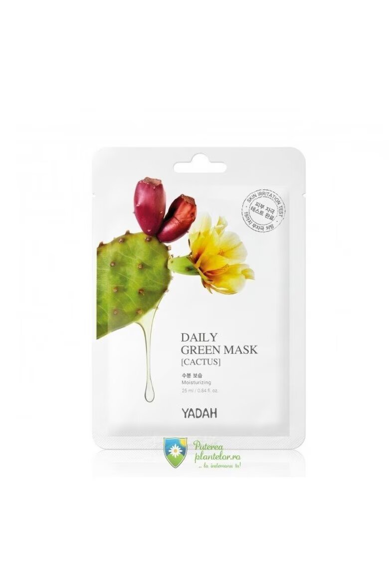 Yadah Masca de Fata Daily Green CACTUS 25 ml