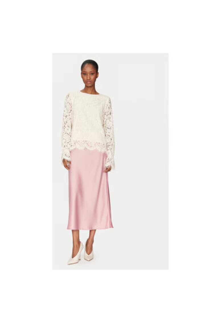 YAS Bluza dama - 304929144 - Poliester reciclat - Bej - Bej