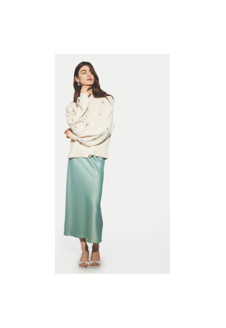 YAS Fusta dama - 304929090 - Poliester reciclat - Verde - Verde