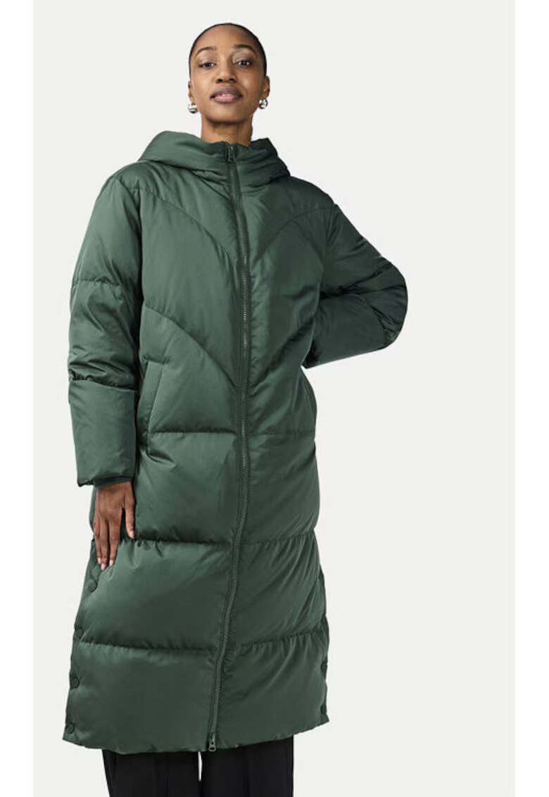 YAS Geaca dama - 304518270 - Poliester reciclat - Verde - Verde