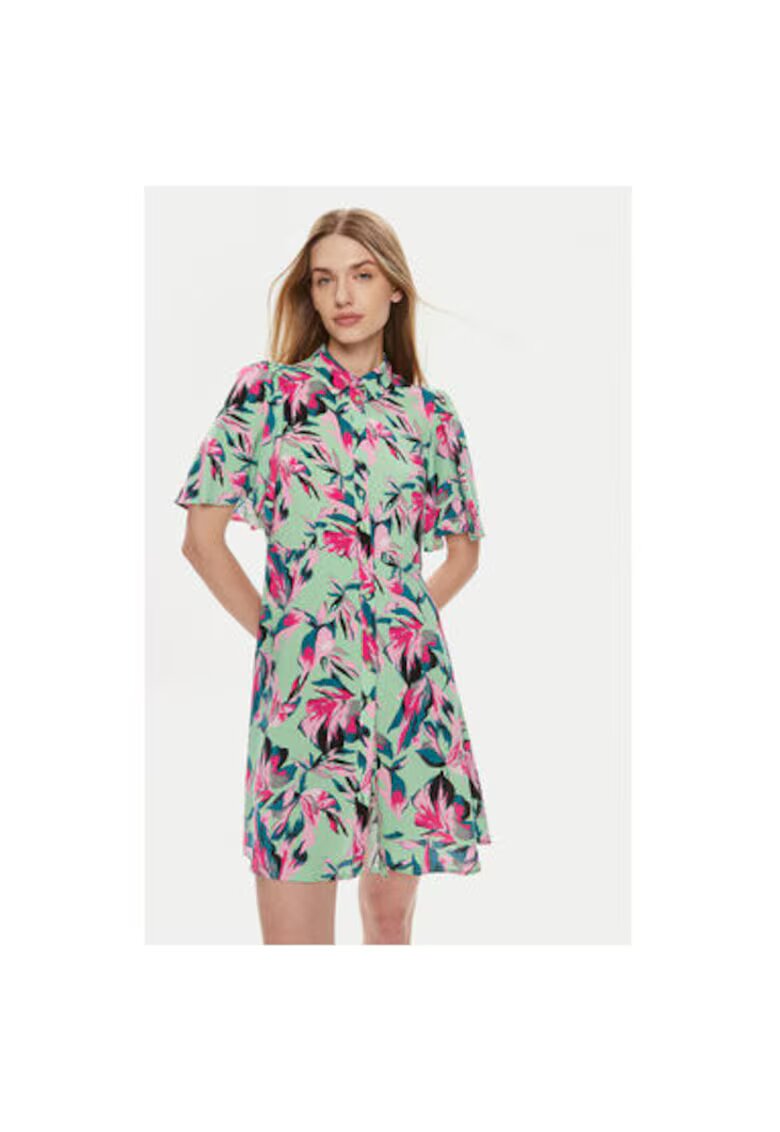 YAS Rochie dama - 303709518 - Verde - Viscoza - Verde