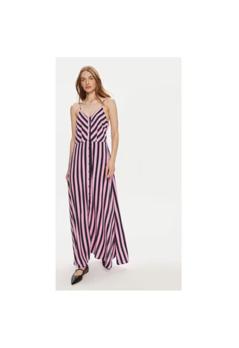 YAS Rochie dama - 304436826 - Viscoza - Violet - Mov