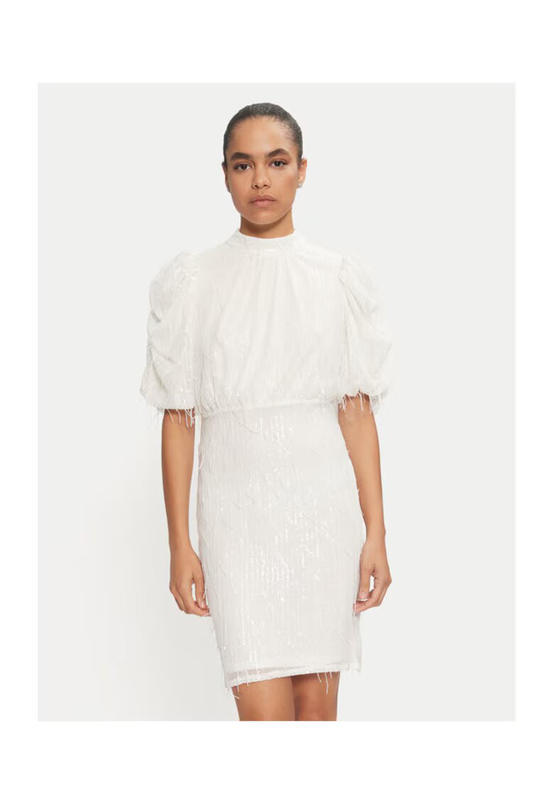 YAS Rochie dama - 304732331 - Poliester - Bej - Bej