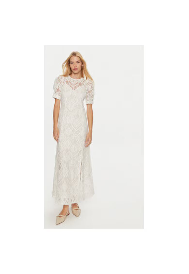 YAS Rochie dama - 304732348 - Poliester/Nylon - Bej - Bej