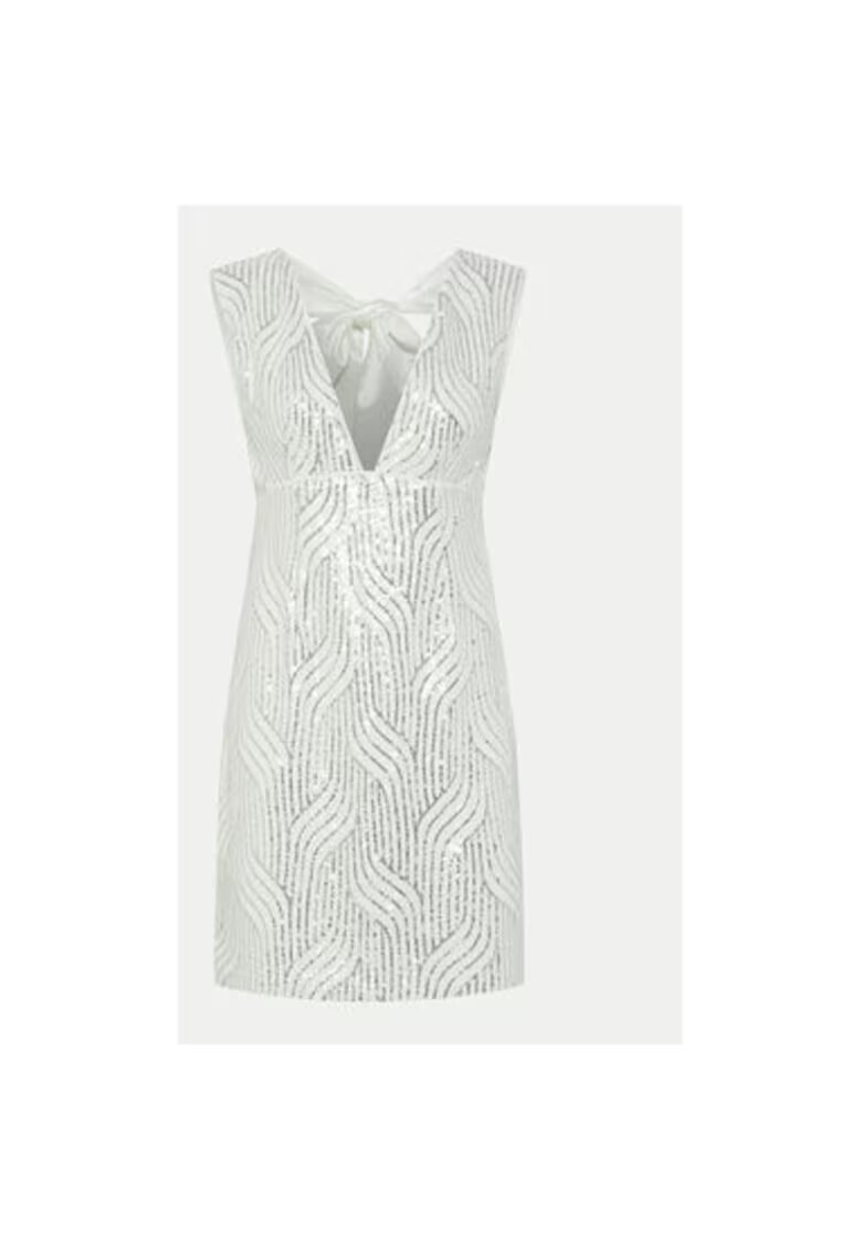 YAS Rochie dama - 304950698 - Poliester - Argintiu - Argintiu