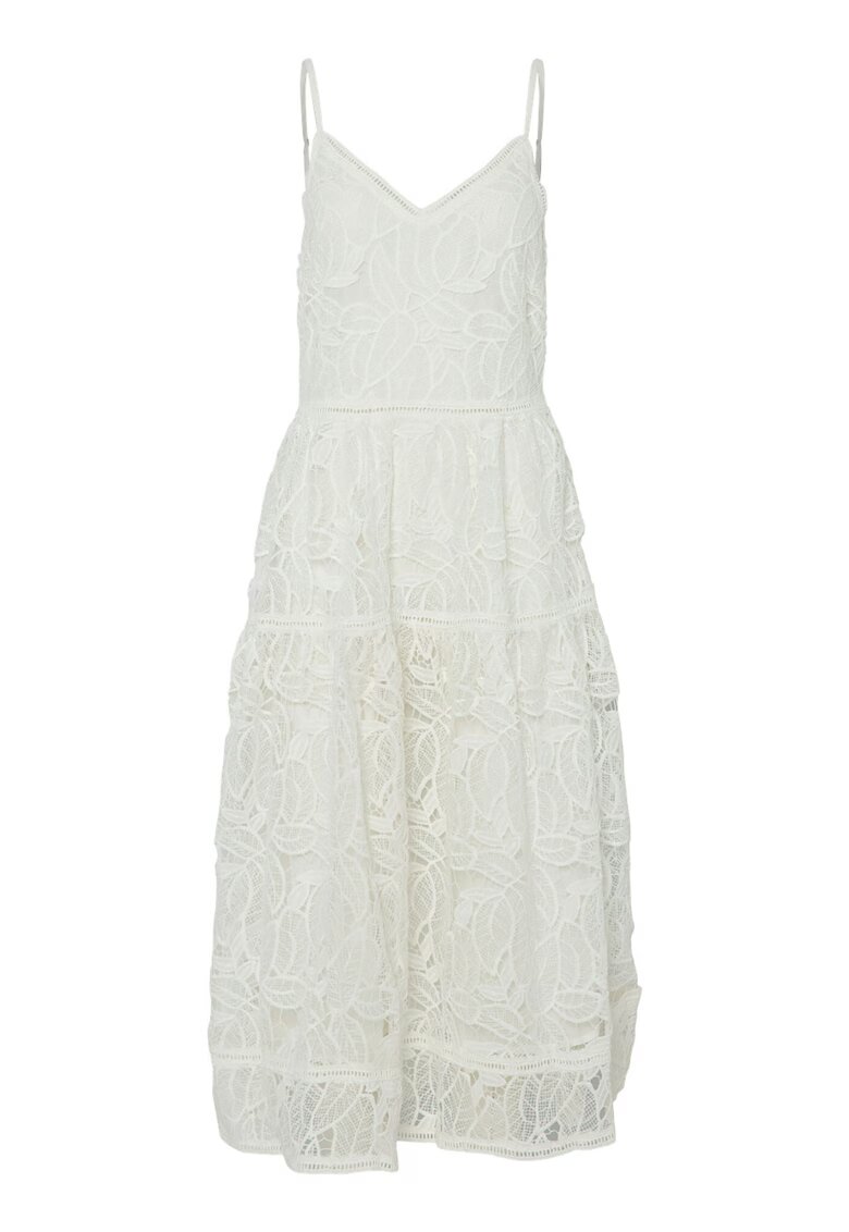 YAS Rochie de vara dama 26037183 - Poliester reciclat - Alb