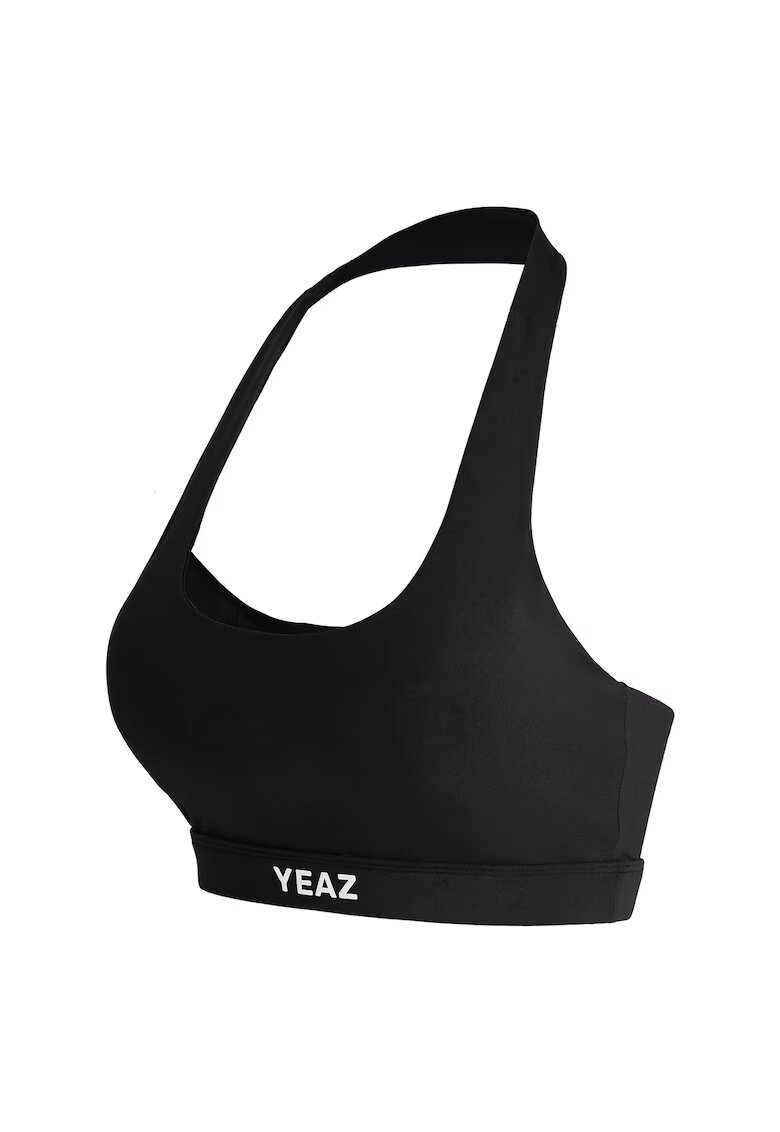 YEAZ Bustiera cu burete detasabil - pentru fitness Mission - Negru