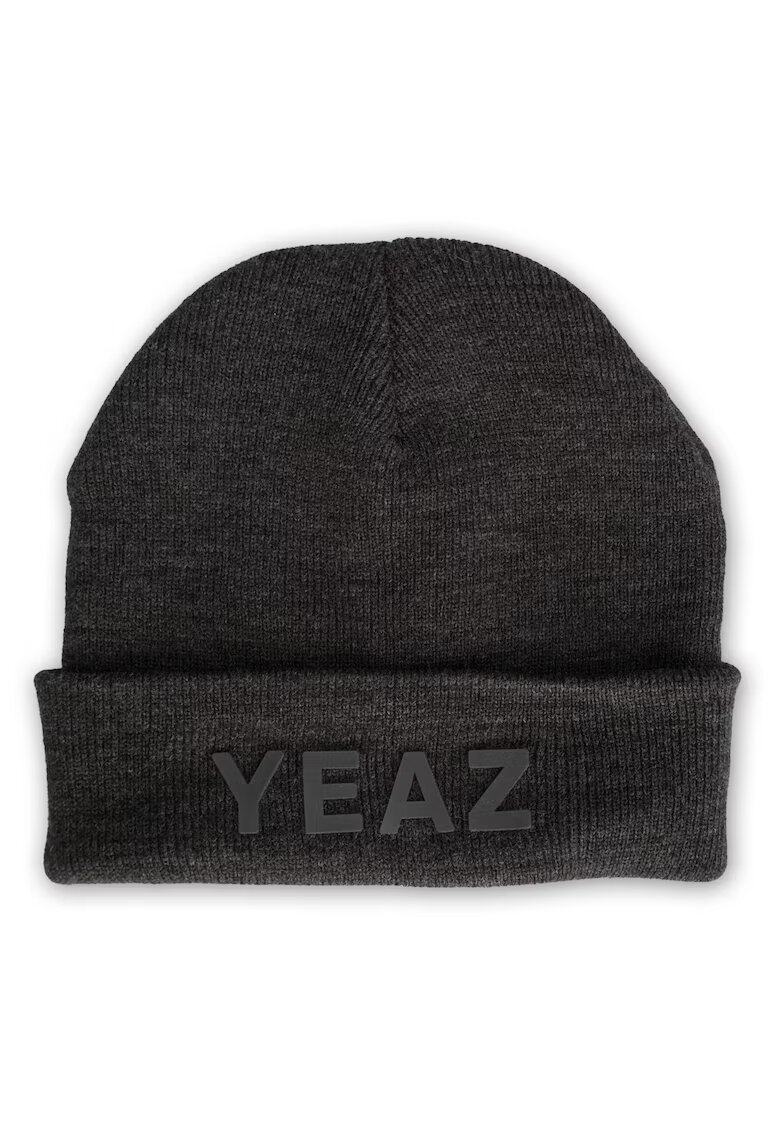YEAZ Caciula unisex cu logo - Gri inchis