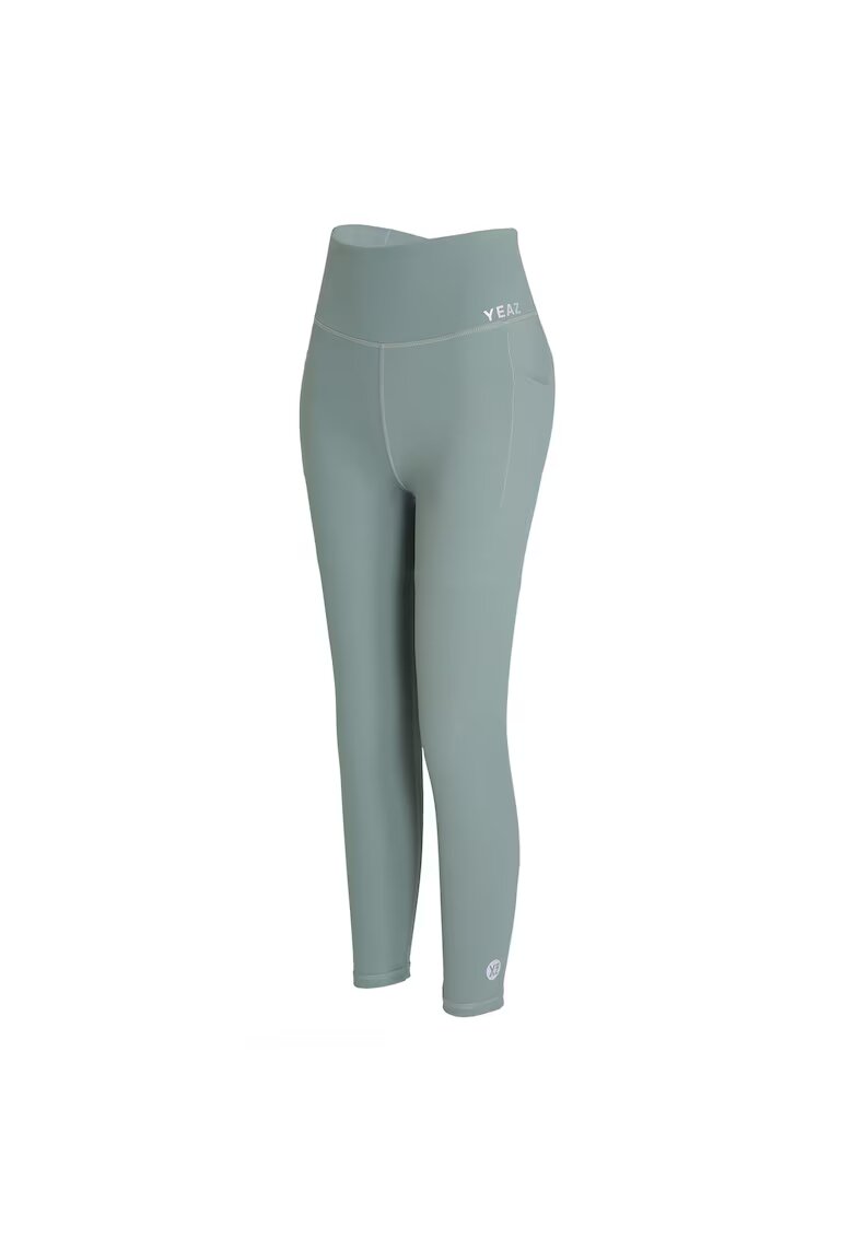 YEAZ Colanti cu buzunare pentru fitness Obsessed - Verde