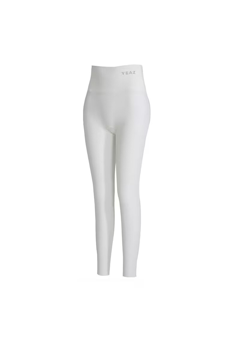 YEAZ Colanti cu talie inalta pentru fitness - Alb