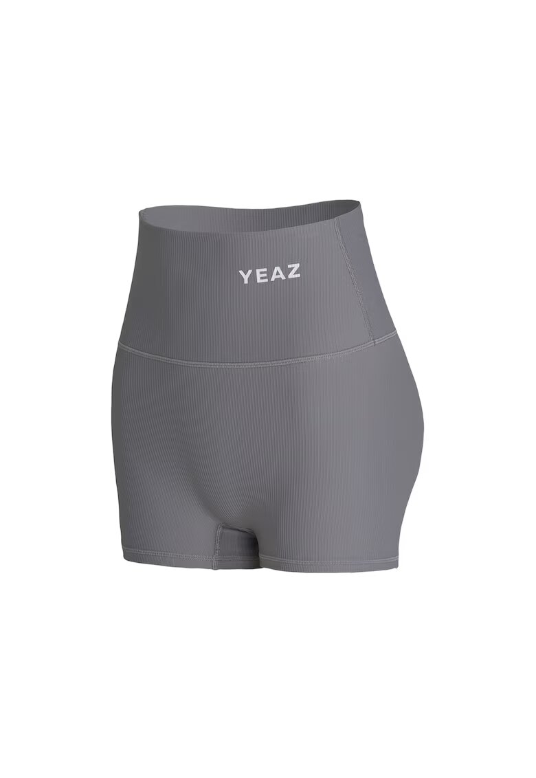 YEAZ Colanti scurti cu talie inalta pentru fitness - Gri