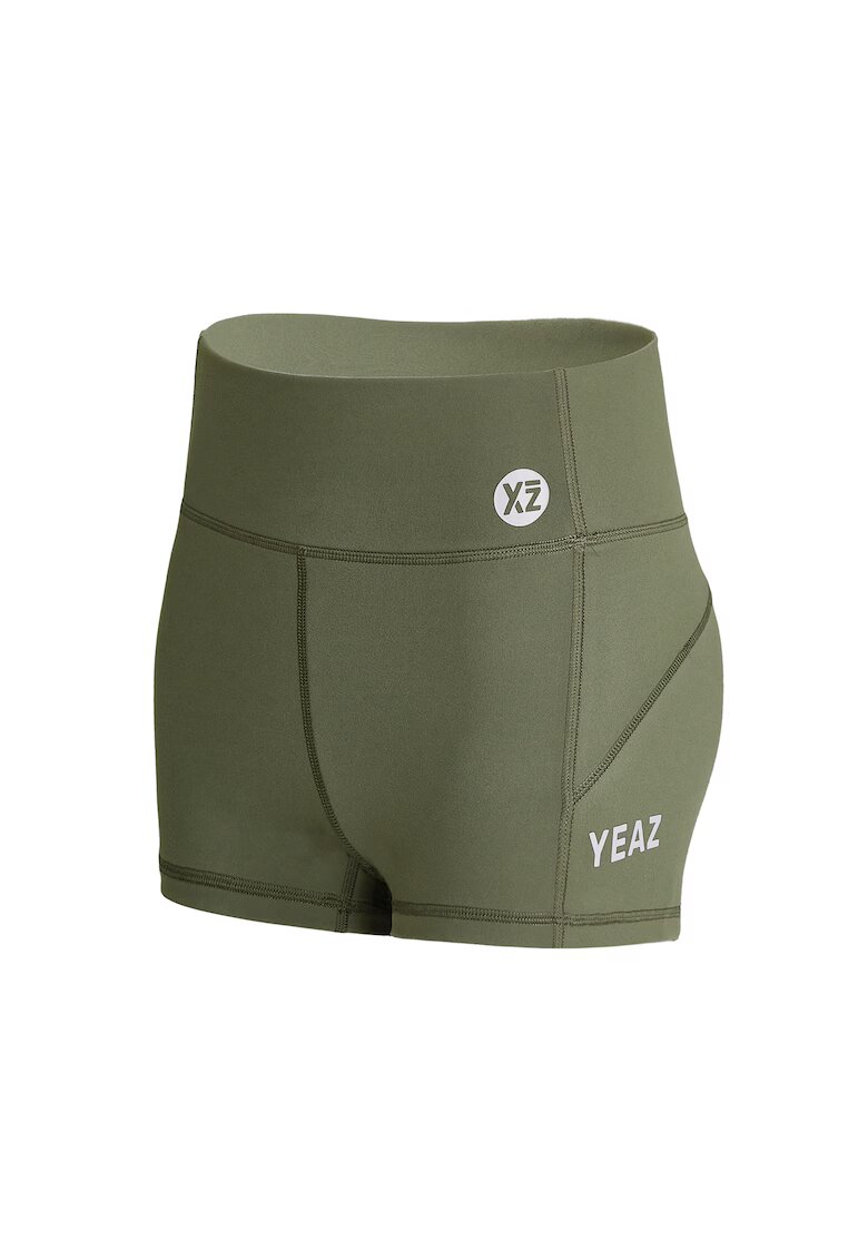 YEAZ Colanti scurti cu talie inalta pentru fitness Xoxo 29057 - Verde