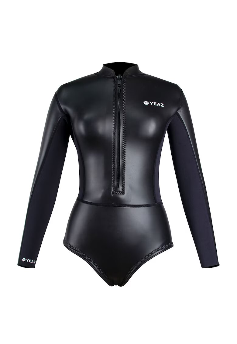 YEAZ Costum de surf cu imprimeu logo Neosuit - Negru