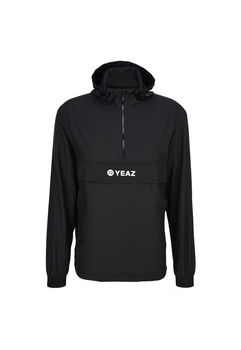 YEAZ Jacheta cu imprimeu logo fara inchidere CHASER 29553 - Negru