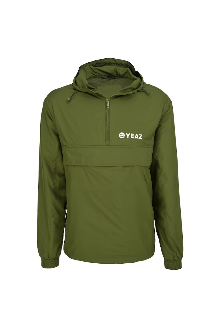 YEAZ Jacheta cu imprimeu logo fara inchidere CHASER 29555 - Verde masliniu