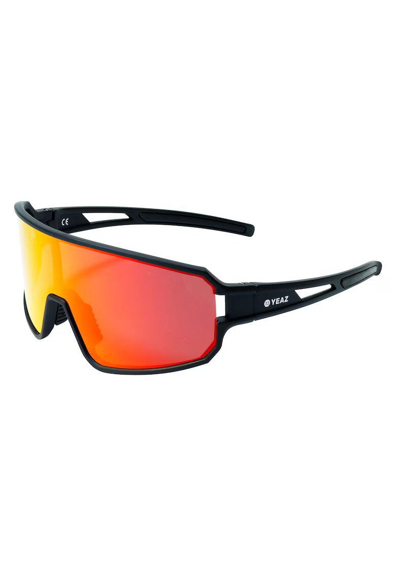 YEAZ Ochelari de soare shield polarizati unisex Sunwave - Rosu