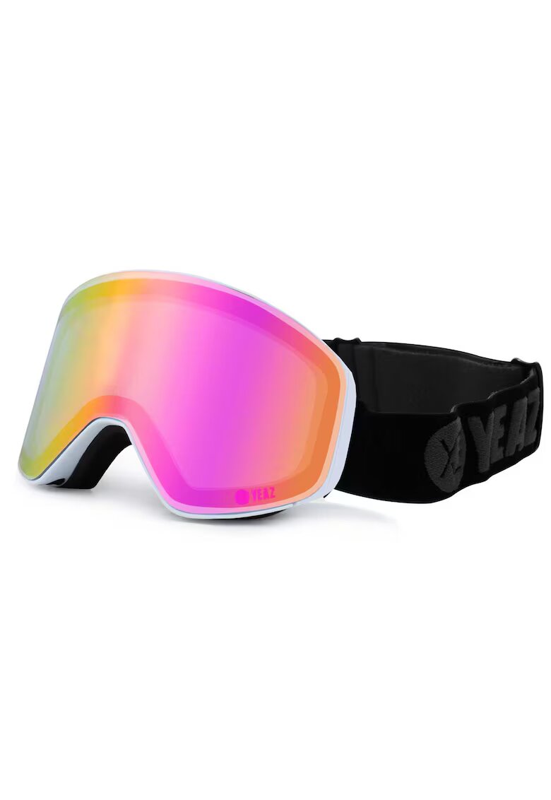 YEAZ Ochelari unisex pentru ski si snowboard Apex - Alb