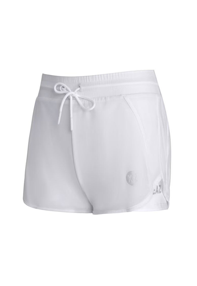 YEAZ Pantaloni scurti cu talie ajustabila pentru antrenament Squat - Alb