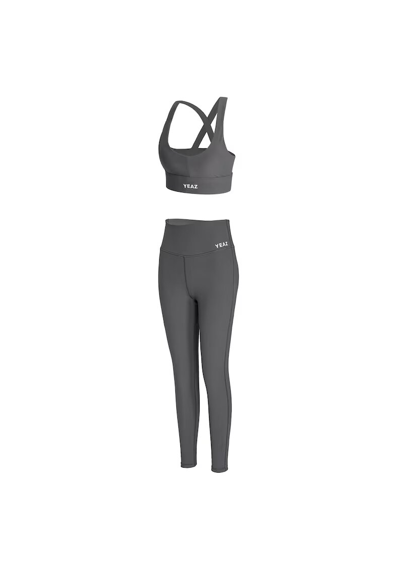 YEAZ Set de sutien si colanti pentru yoga Vibrant - Gri