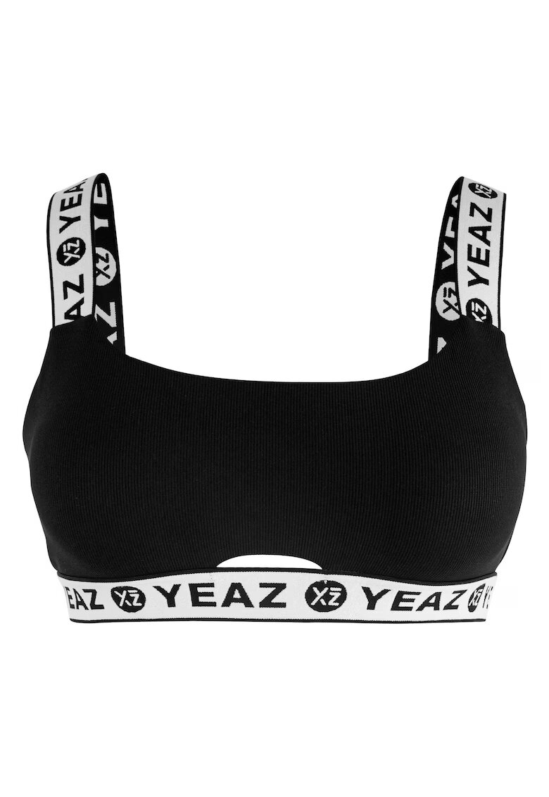 YEAZ Sutien de baie cu benzi logo BAGATELLE 28999 - Negru