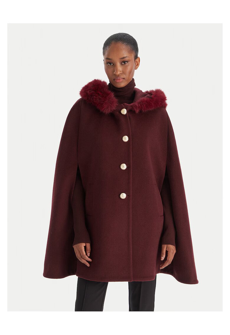 Yes London Palton dama bordo - lana