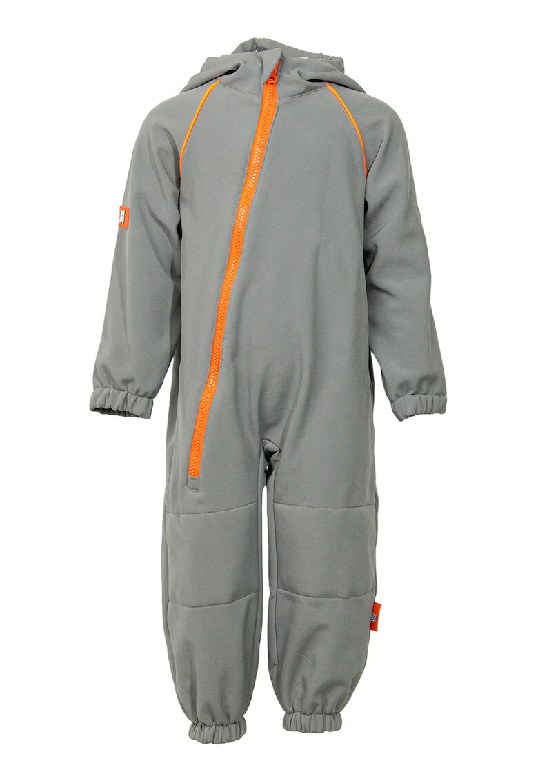 YLIR Salopeta impermeabila cu gluga Softshell - Gri