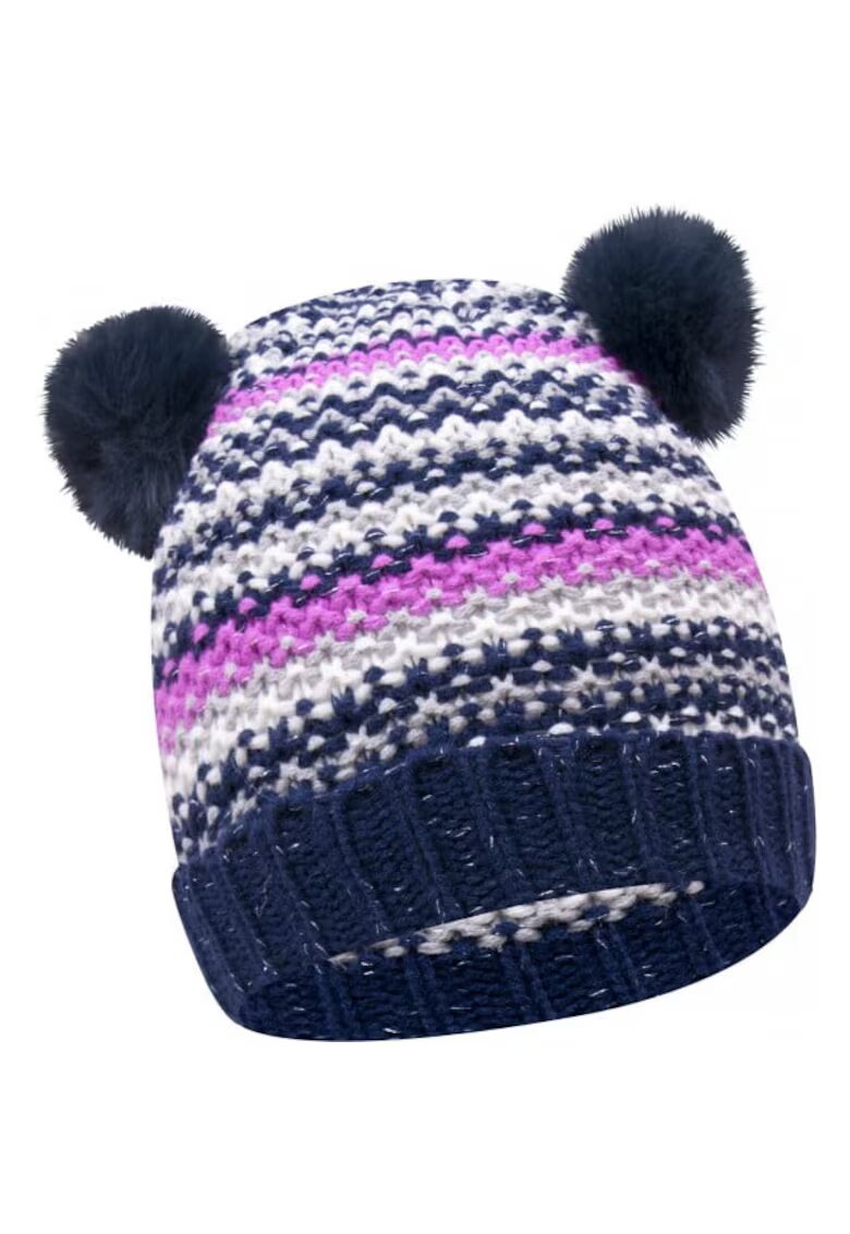 YO Caciula Model Pom Pom - In Degrade - Acril - Fete - Multicolor