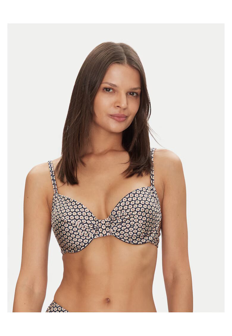 Ysabel Mora Sutien de baie dama - partea de sus de bikini - bleumarin/bej