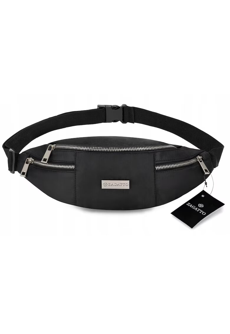 Zagatto Borseta neagra - pentru femei - 12x33x7 cm - ZG74