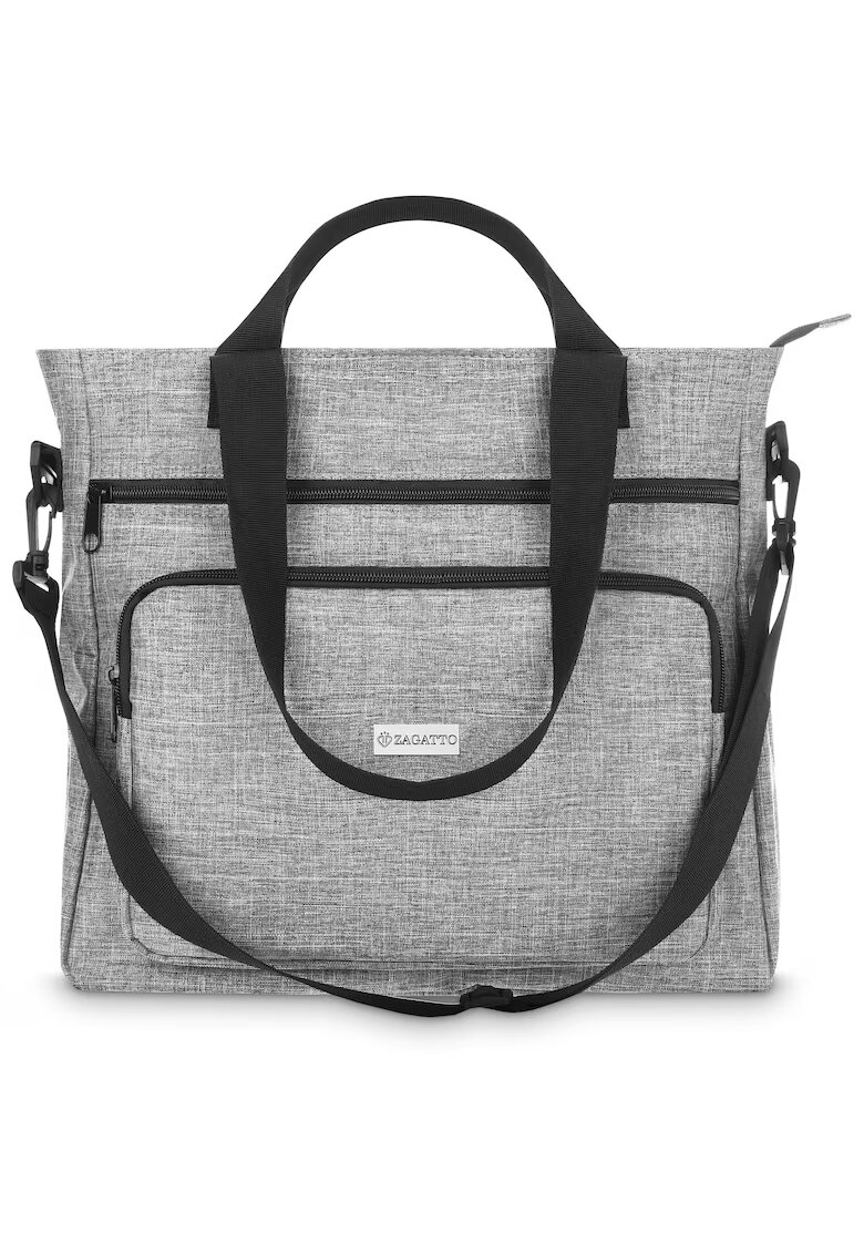 Zagatto Geanta dama umar - Gri - Shopper - Dimensiuni 44x35x12 cm - ZG704