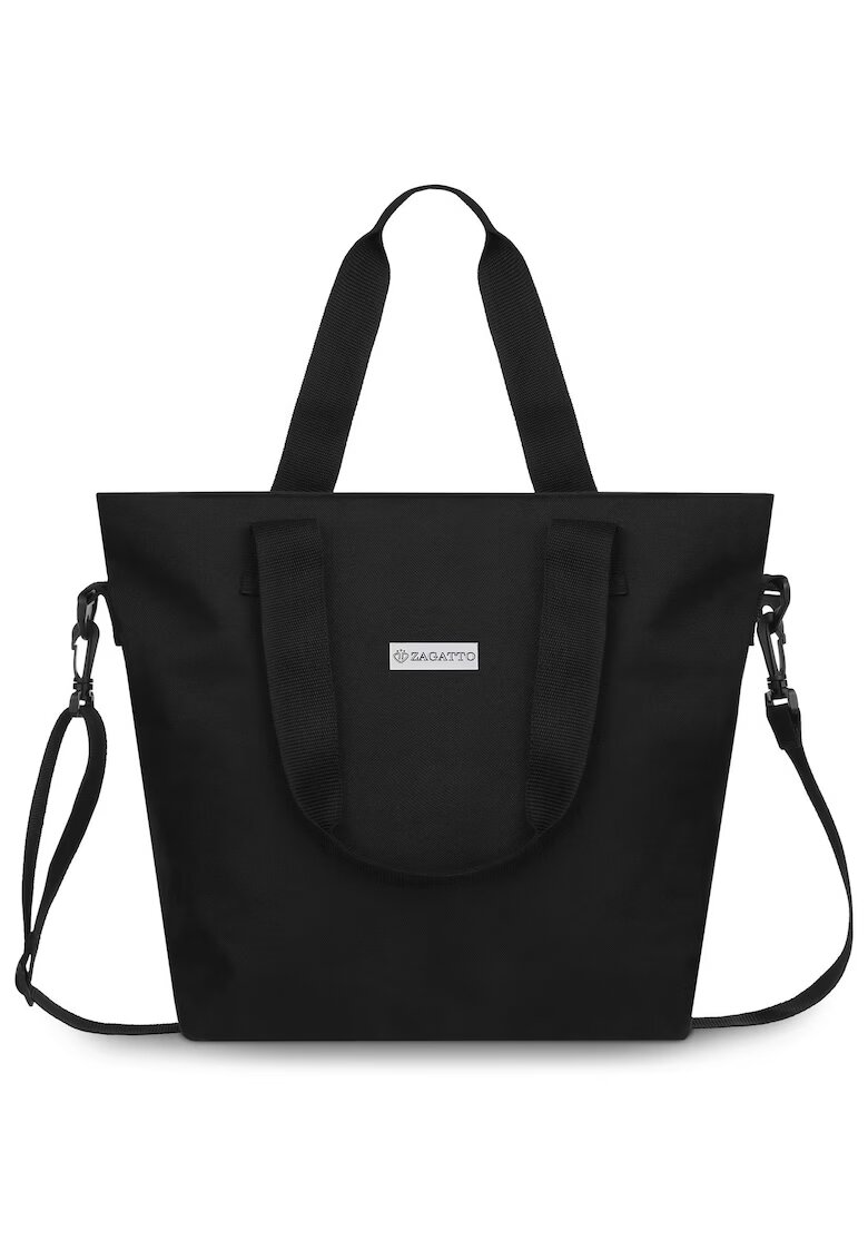 Zagatto Geanta dama umar - Neagra - Shopper - Dimensiuni 35x34x17 cm - ZG740
