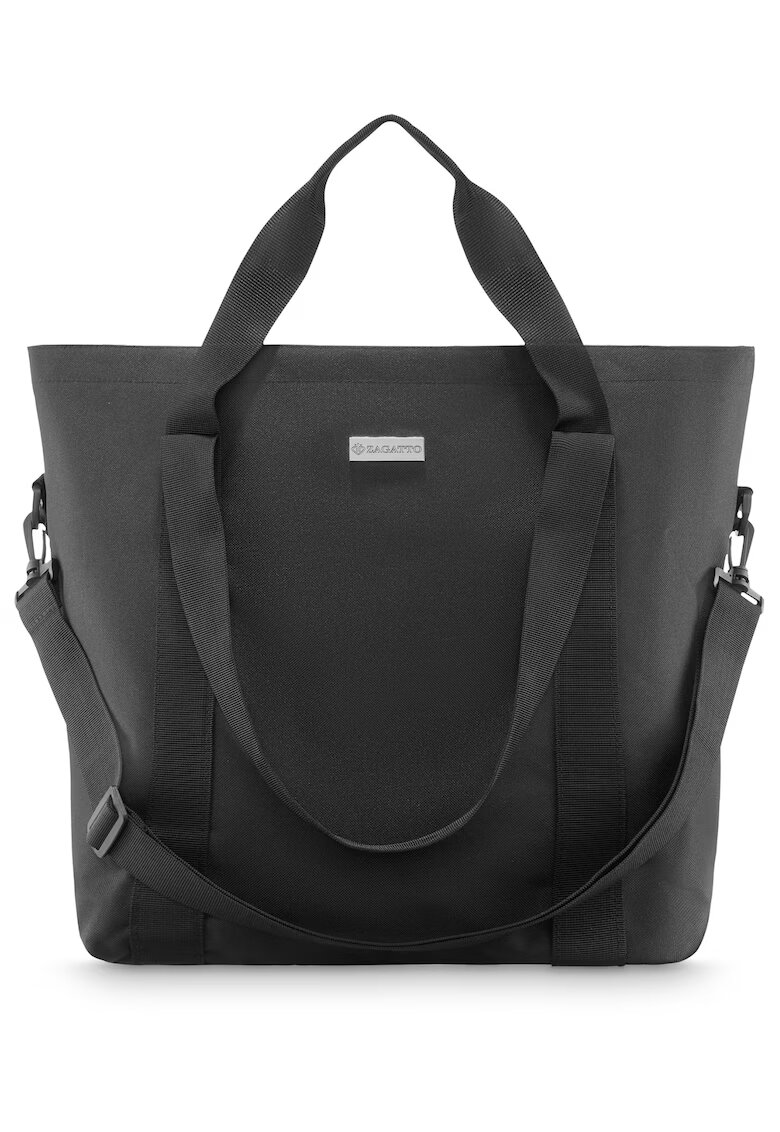 Zagatto Geanta dama umar - Neagra - Shopper - Dimensiuni 40x32x23 cm - Casual - Elaganta - ZG815