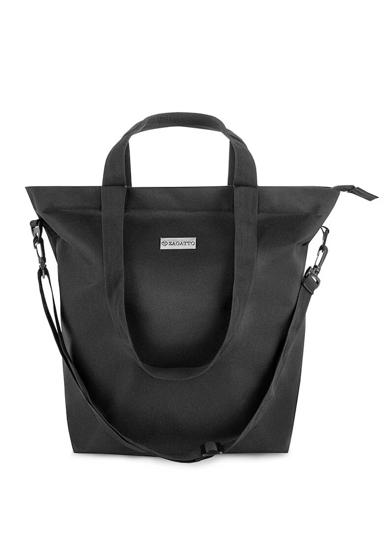 Zagatto Geanta dama umar - Neagra - Shopper - Dimensiuni 48x41x17 cm - ZG621