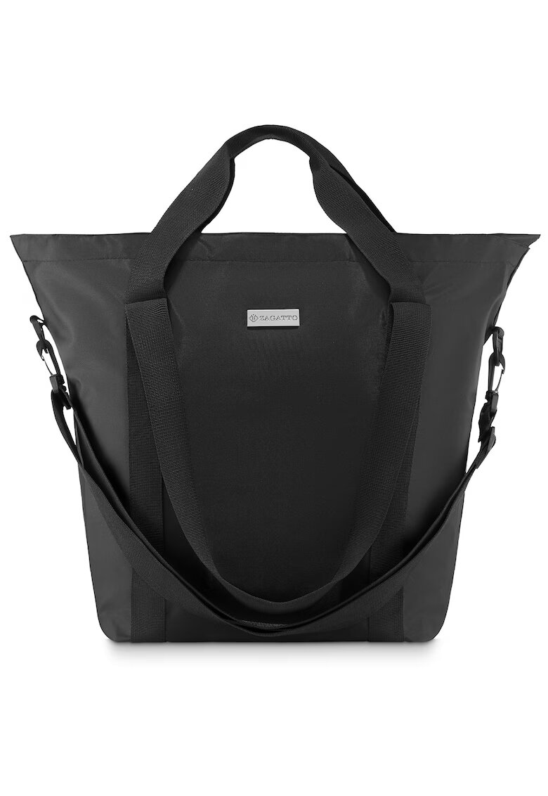 Zagatto Geanta de umar pentru femei - negru - 45x31x22 cm - ZG816