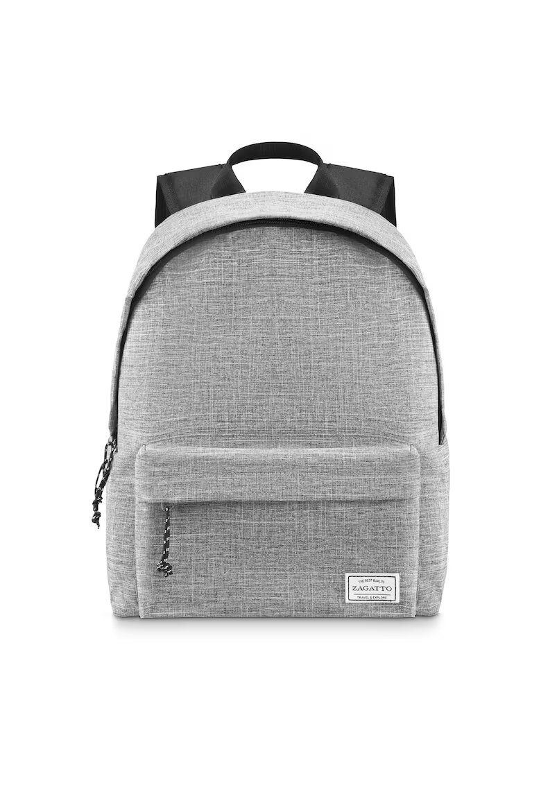 Zagatto Ghiozdan scoala fete - baieti - Gri - Dimensiuni 40x35x14 cm - Capalcitate 20L - Impermeabil - Rucsac scoala adolescenti - Calsele 5-8 - Liceu - Universitate - Usor - Bretele confortabile - Casual - Sport - ZG774
