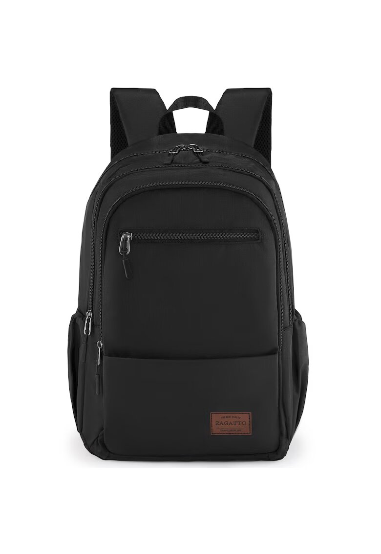 Zagatto Ghiozdan scoala fete - baieti - Negru - Dimensiuni 40x27x12 cm - Capalcitate 13L - Impermeabil - Rucsac adolescenti - Calsele 5-8 - Liceu - Universitate - Usor - Bretele confortabile - Casual - Sport - ZG945