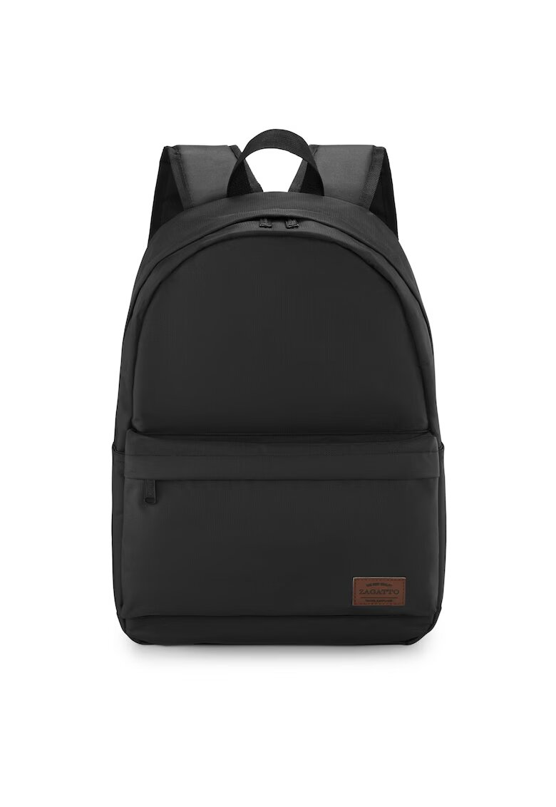 Zagatto Ghiozdan scoala fete - baieti - Negru - Dimensiuni 44x30x12 cm - Impermeabil / rezistent la uzura - A4 - Compartiment laptop - Rucsac scoala adolescenti - Calsele 5-8 - Liceu - Universitate - Bretele ajustabile si captusite - Casual - Sport - ZG946