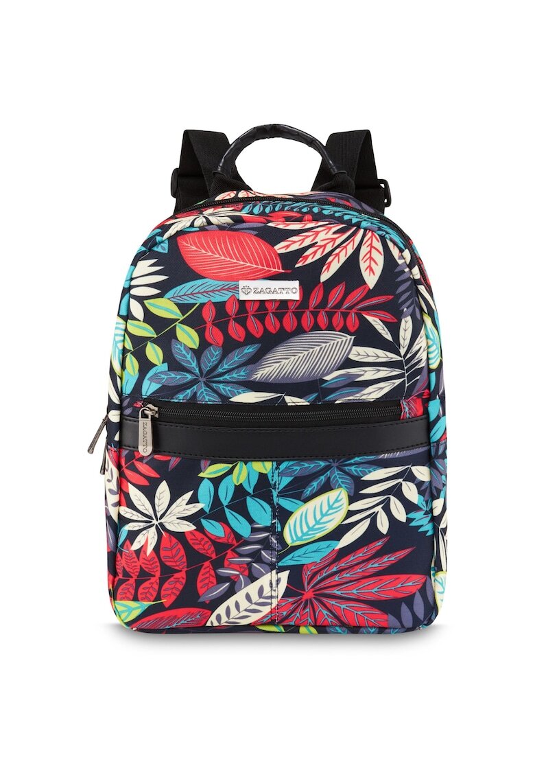 Zagatto Rucsac dama - Imprimeu floral - 24x8x32 cm - ZG892