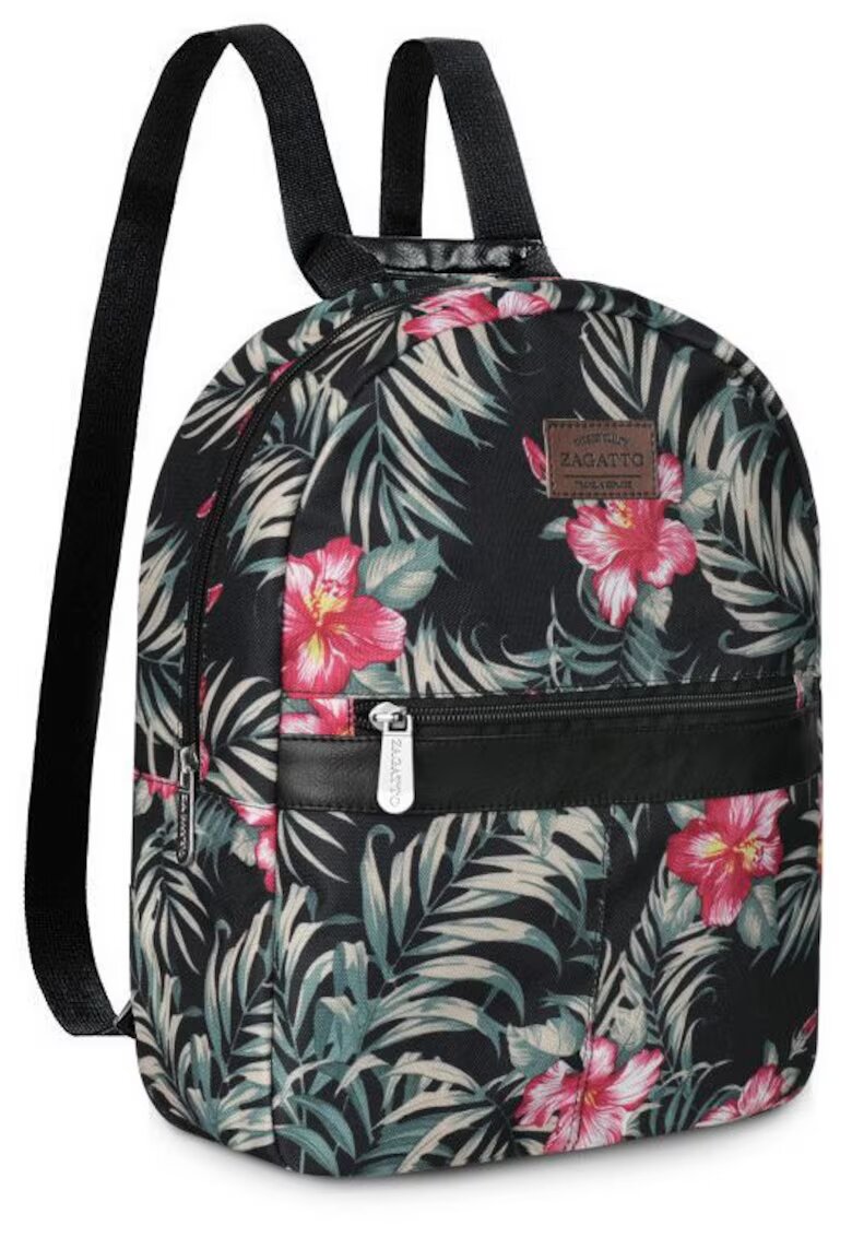 Zagatto Rucsac dama - Nailon - 42x30x12 cm - Multicolor