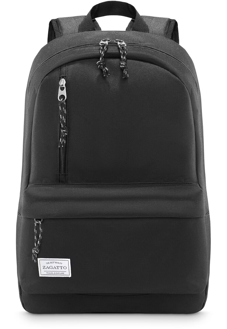 Zagatto Rucsac urban - Compatibil laptop - 40x30x15 cm - Negru - ZG788