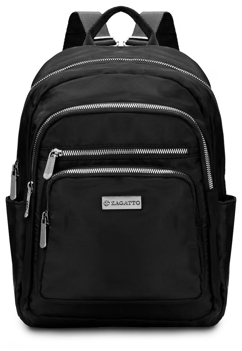 Zagatto Rucsac urban dama - Negru - Impermeabil - 33x26x30 cm - Colectie NERO