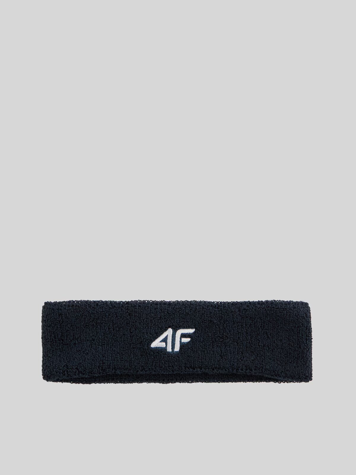 4F Banda pentru cap tenis - neagra one size