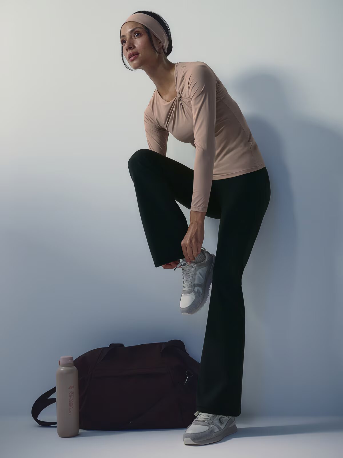 4F Bluză cu mânecă lungă pentru yoga cu uscare rapidă pentru femei - M