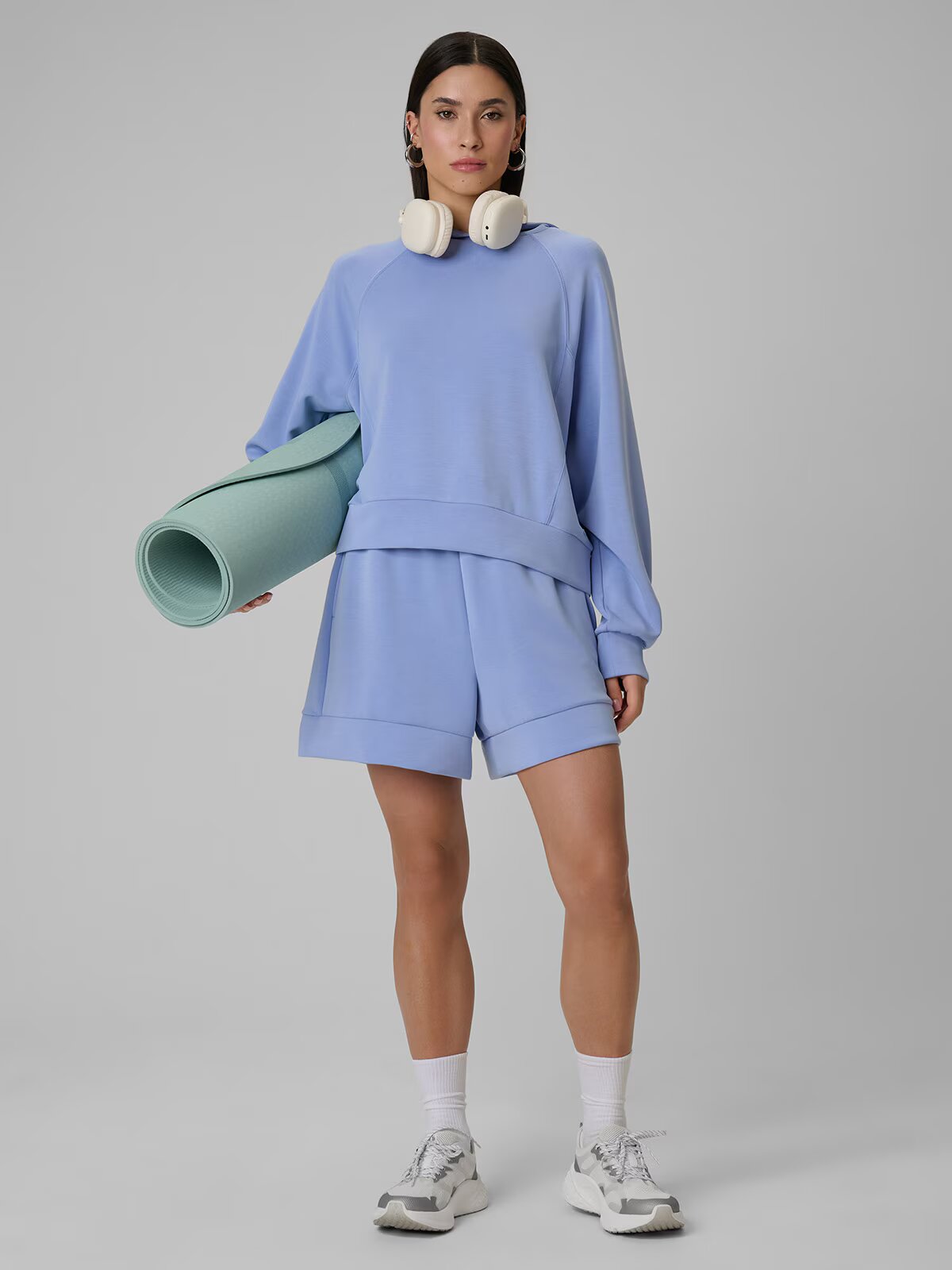 4F Bluză de trening regular cu glugă pentru femei - XL