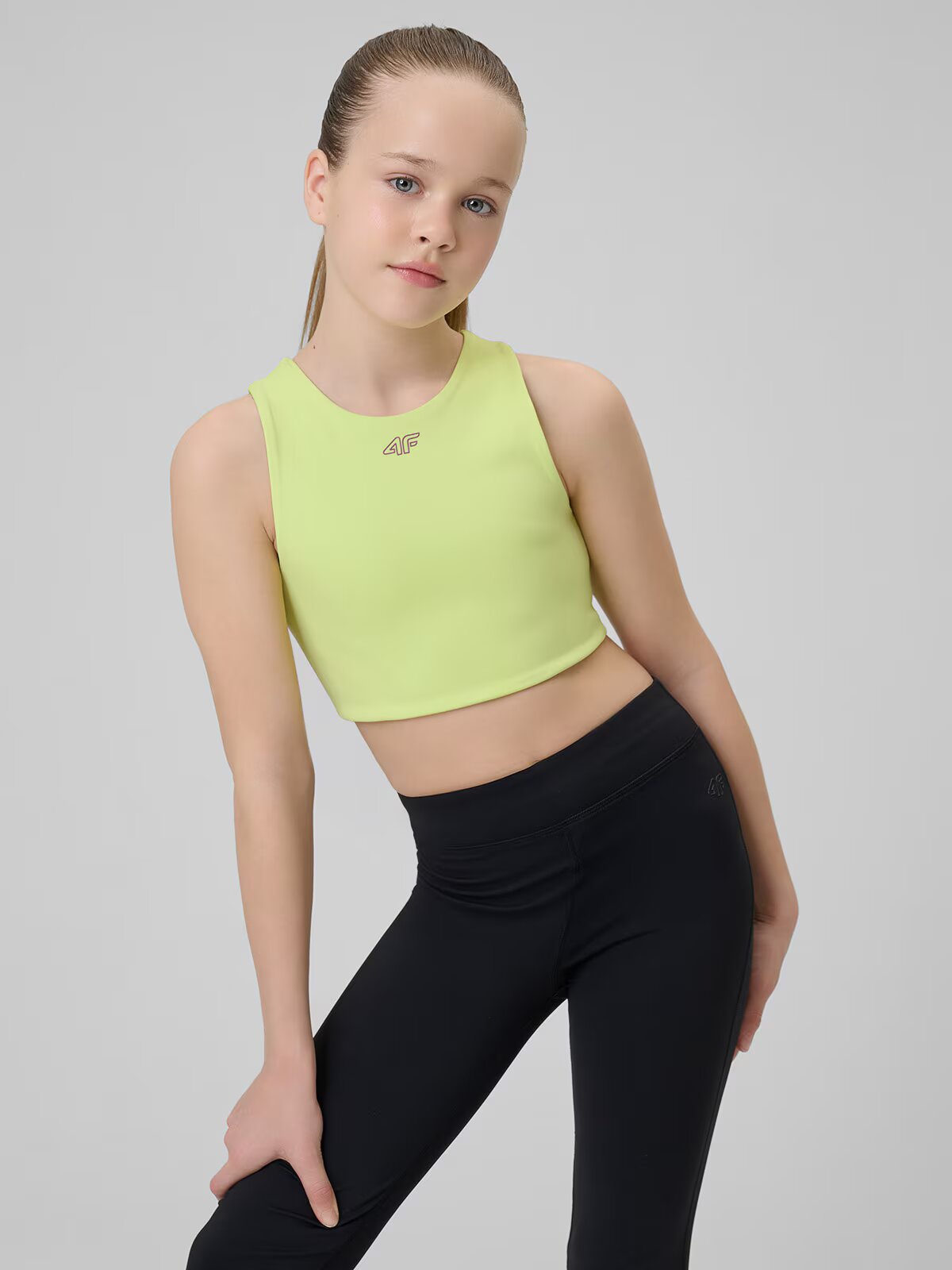 4F Bustieră de sport pentru fete - 158/164 (12-14 ani)