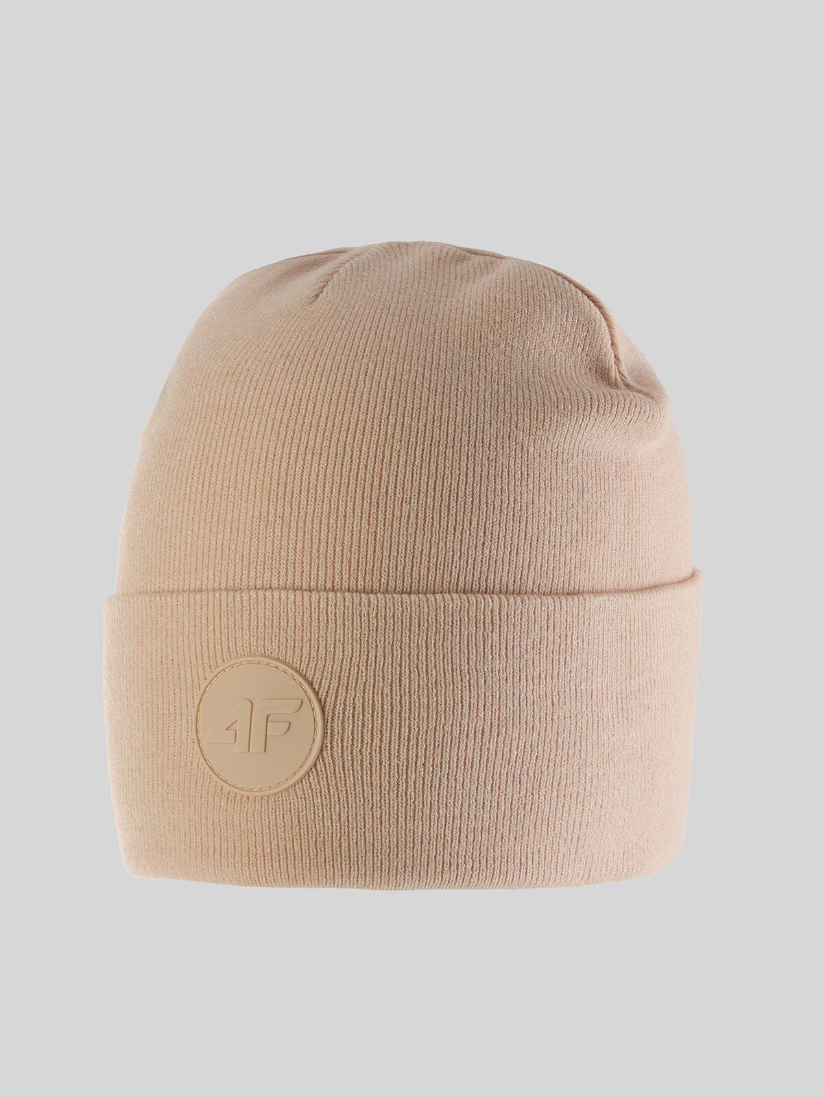 4F Căciulă beanie fete - crem one size