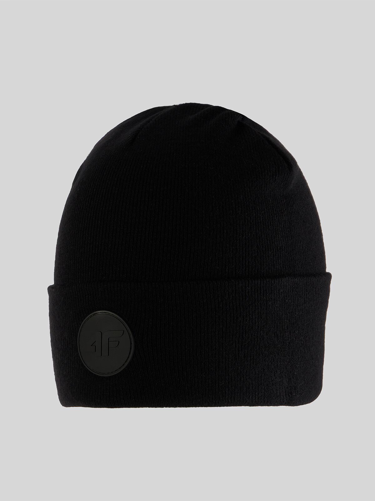 4F Căciulă beanie fete - neagră one size