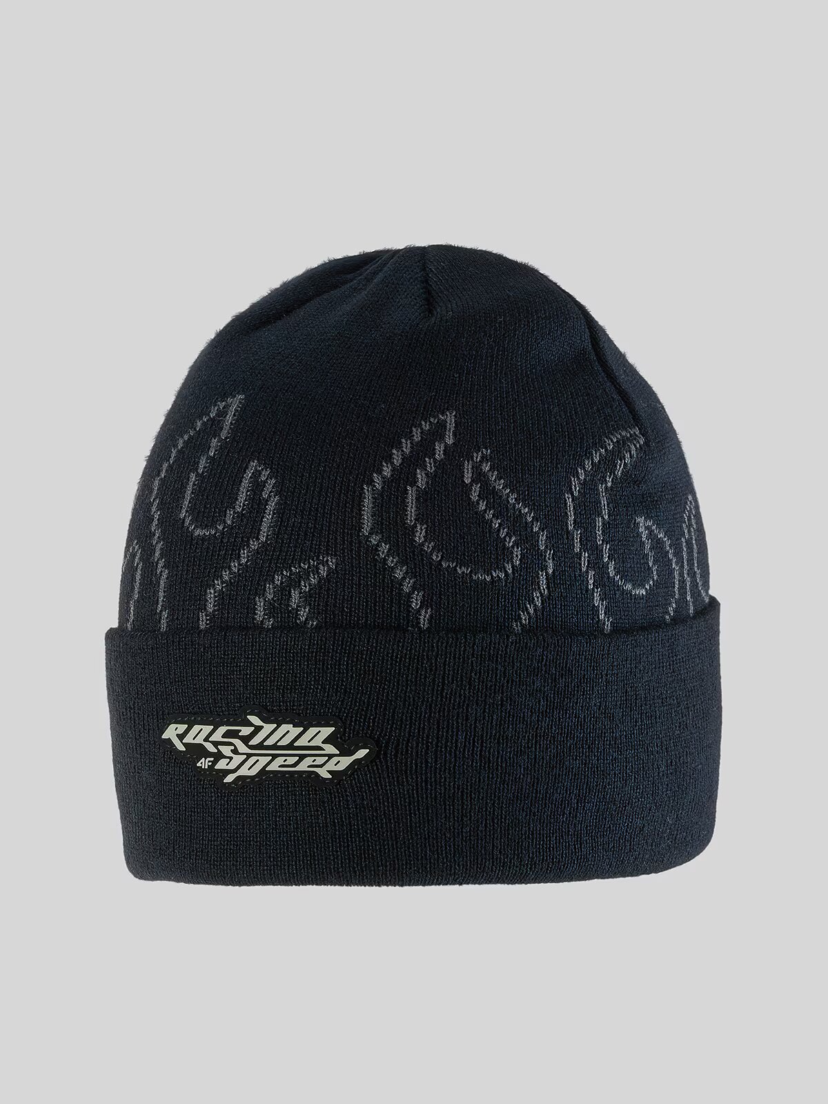 4F Căciulă beanie pentru băieți - neagră one size